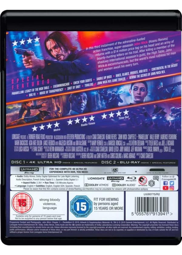 John Wick: Chapter 3 - Parabellum (2019) (4K UHD)