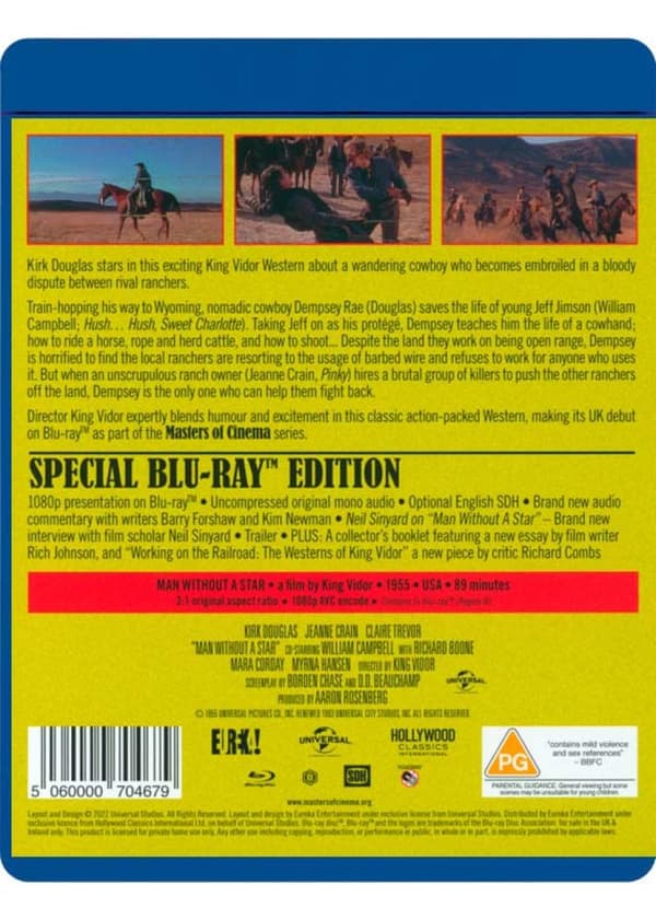Man Without A Star (1955) (Blu-Ray)