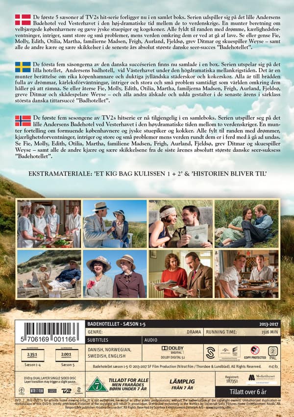 Badehotellet Seasons 1-5 (2013-2018) (DVD)