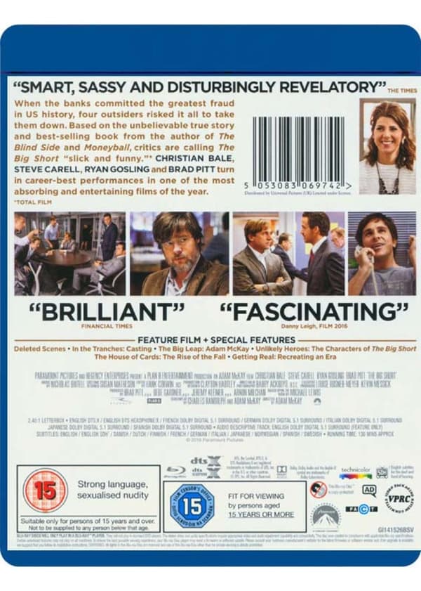 The Big Short (2015) (Blu-Ray)