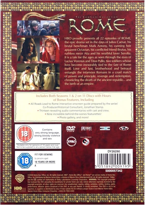 Rome The Complete Series (2005-2007) (DVD)