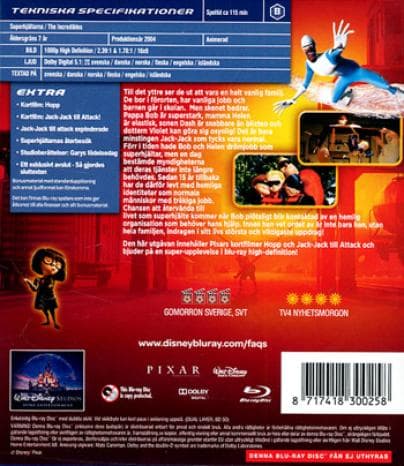 The Incredibles (2004) (Blu-Ray)