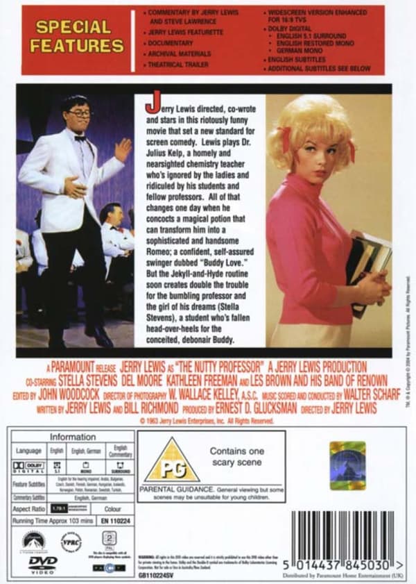 The Nutty Professor (1963) (DVD)
