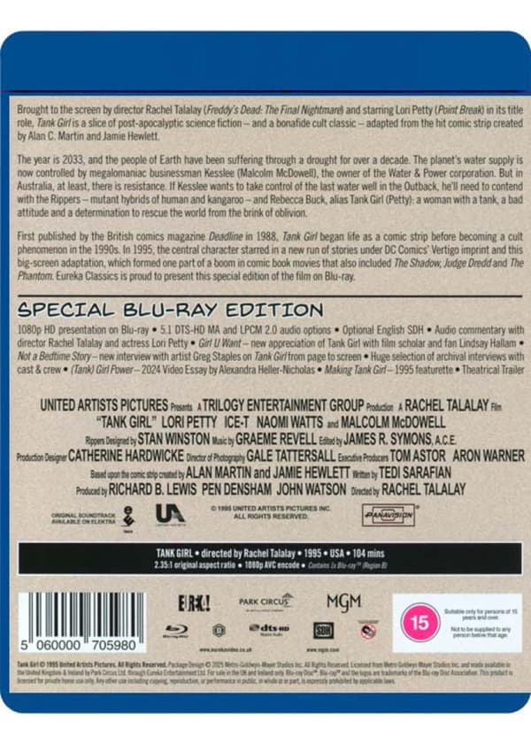 Tank Girl (1995) (Blu-Ray)