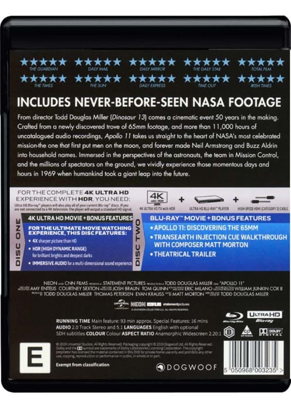 Apollo 11 (2019) (4K UHD)