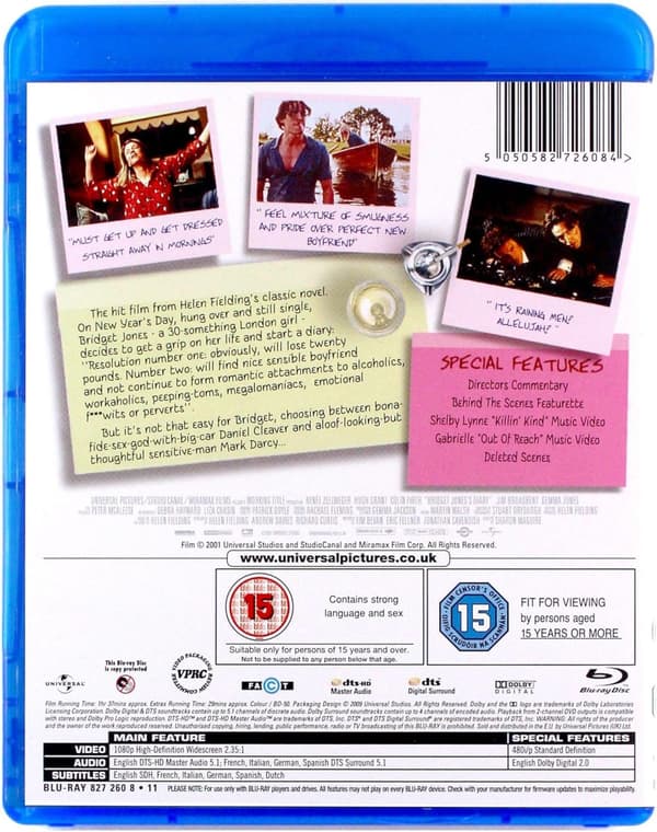 Bridget Jones Diary (2001) (Blu-Ray)