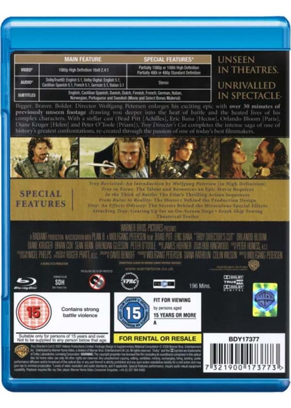 Troy (2004) (Blu-Ray)