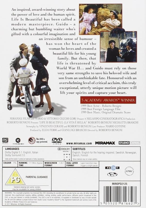 Life Is Beautiful (1997) (DVD)