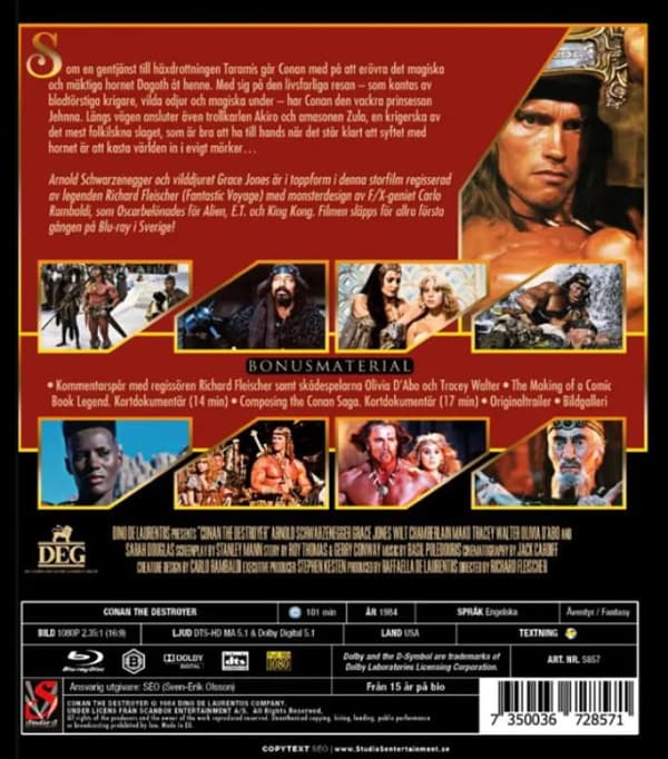 Conan the Destroyer (1984) (Blu-Ray)