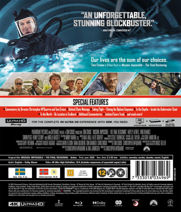 Mission: Impossible: The Final Reckoning Part Two (2025) (4K UHD)