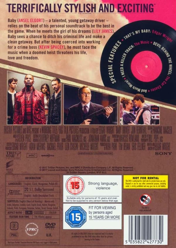 Baby Driver (2017) (DVD)