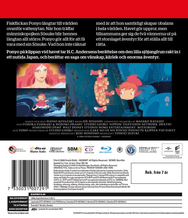 Ponyo (2008) (Blu-Ray)