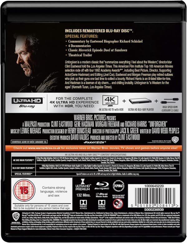 Unforgiven (1992) (4K UHD)