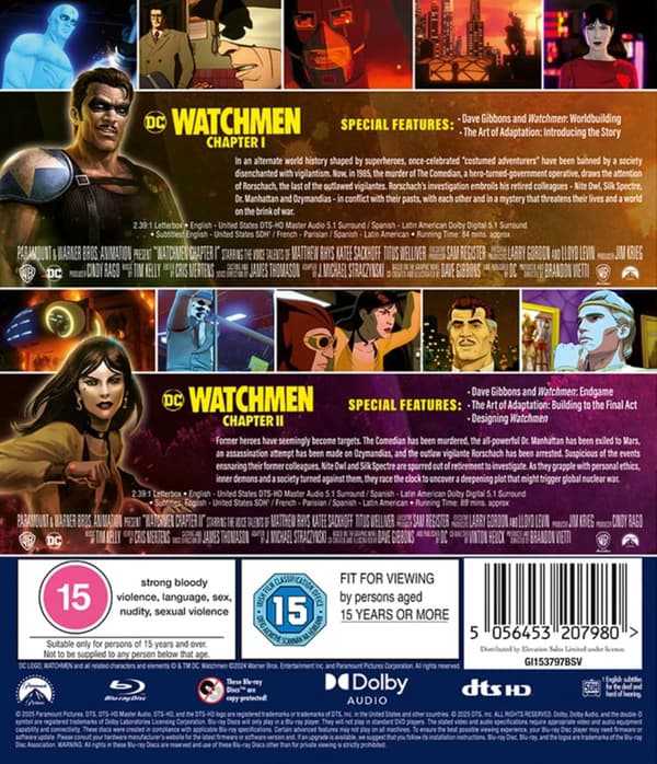 Watchmen Chapter 1 & 2 (Animated) (Blu-Ray)