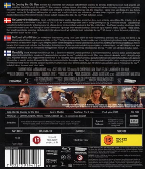 No Country For Old Men (2007) (Blu-Ray)