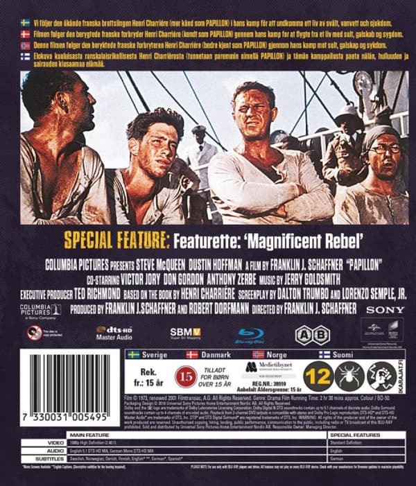 Papillon (1973) (Blu-Ray)