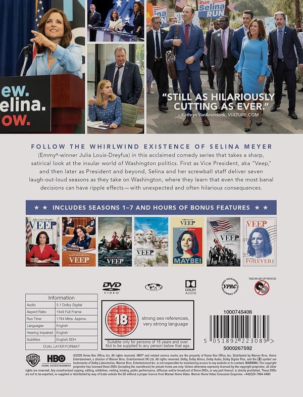Veep The Complete Series (2012-2019) (DVD)