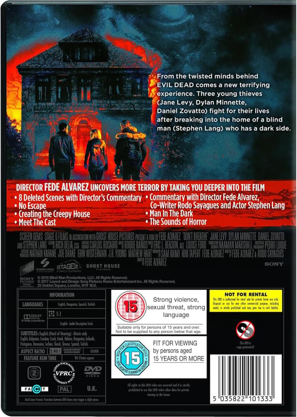 Dont Breathe (2016) (DVD)