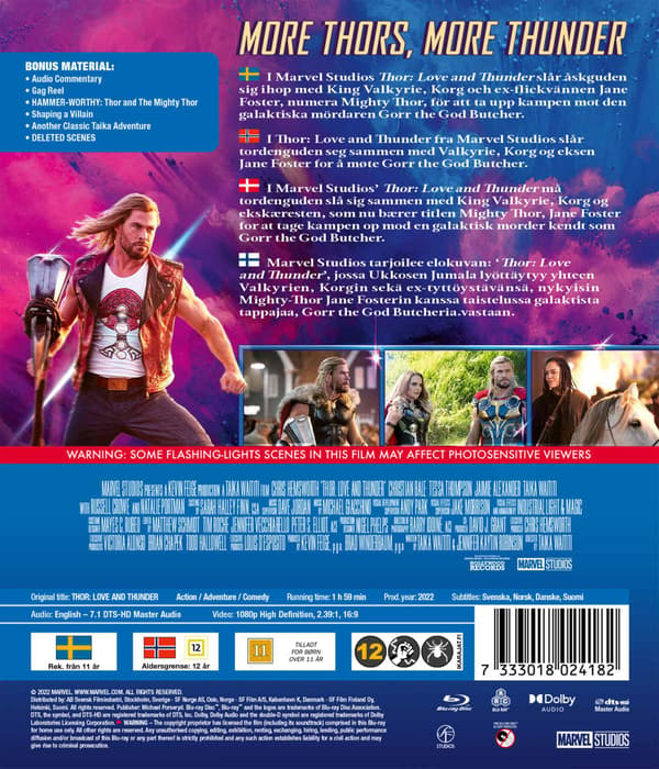 Thor 4: Love And Thunder (2022) (Blu-Ray)