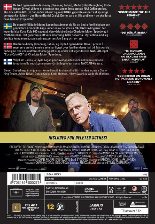 Logan Lucky (2017) (DVD)