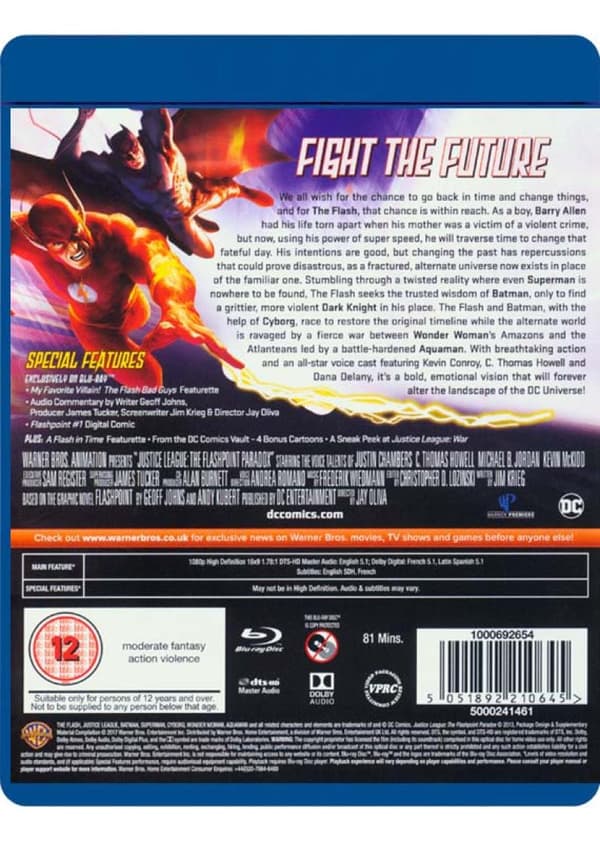 Justice League: The Flashpoint Paradox (2013) (Blu-Ray)
