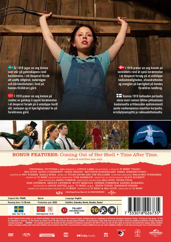 Pearl (2022) (DVD)