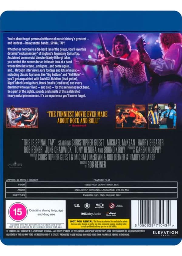 Spinal Tap: This is Spinal Tap (1984) (Blu-Ray)
