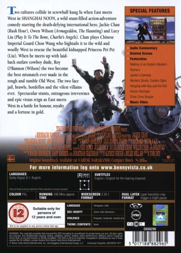 Shanghai Noon (2000) (DVD)
