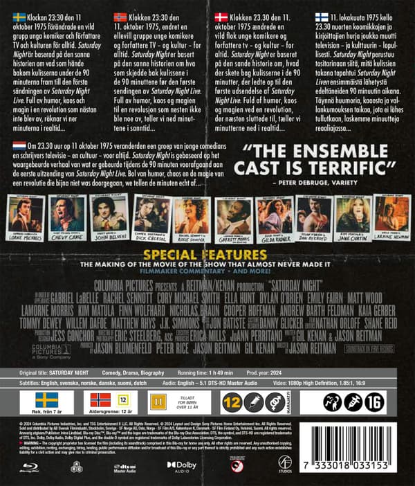 Saturday Night (2024) (Blu-Ray)