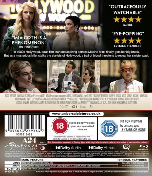 Maxxxine (2024) (Blu-Ray)