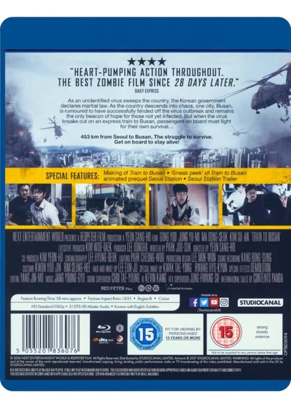 Train To Busan (2016) (Blu-Ray)