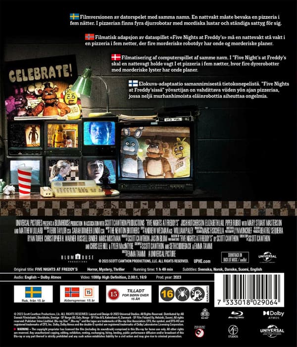 Five Nights At Freddys (2023) (Blu-Ray)