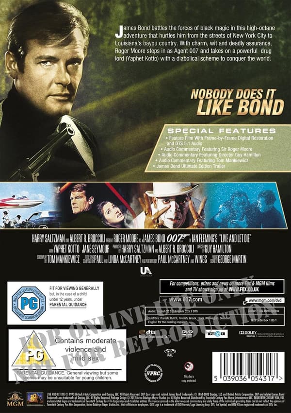 Live and Let Die (1973) (DVD)