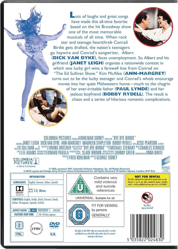 Bye Bye Birdie (1963) (DVD)
