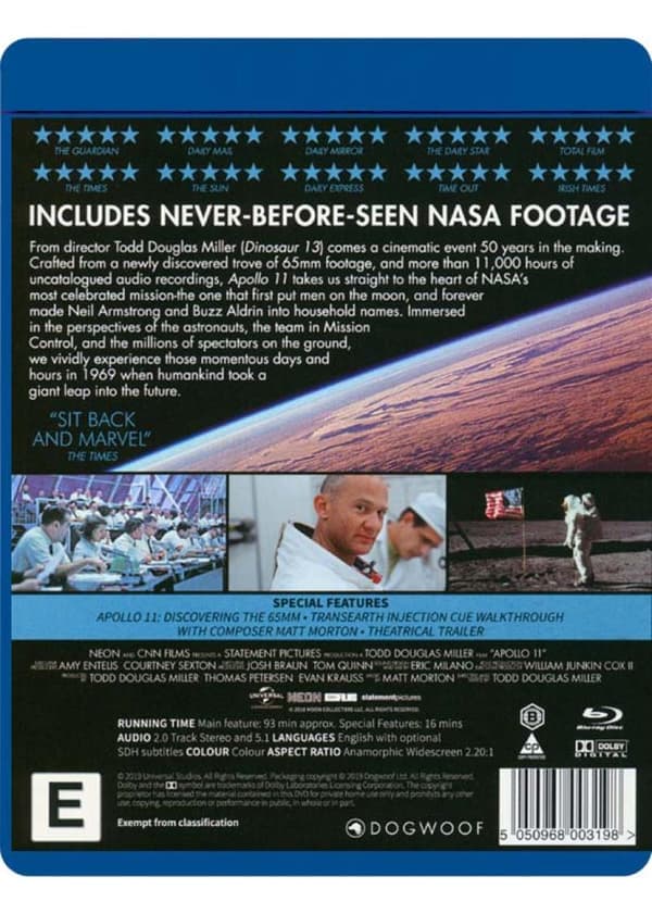 Apollo 11 (2019) (Blu-Ray)