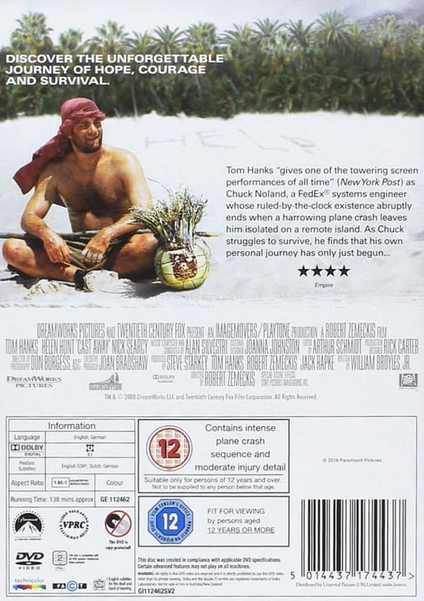 Cast Away (2000) (DVD)