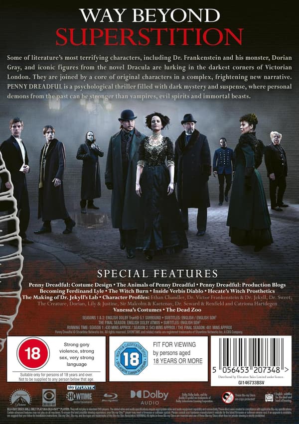 Penny Dreadful The Complete Series (2014-2016) (Blu-Ray)