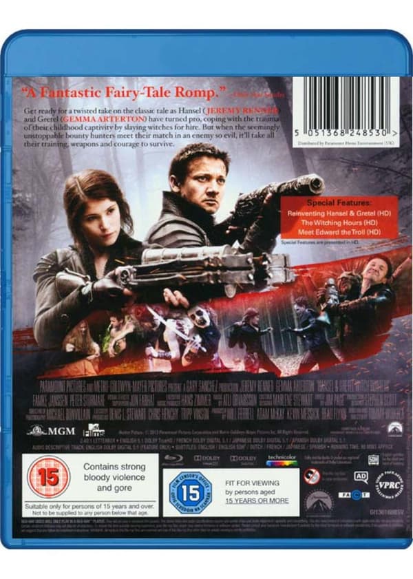 Hansel And Gretel: Witch Hunters (2012) (Blu-Ray)