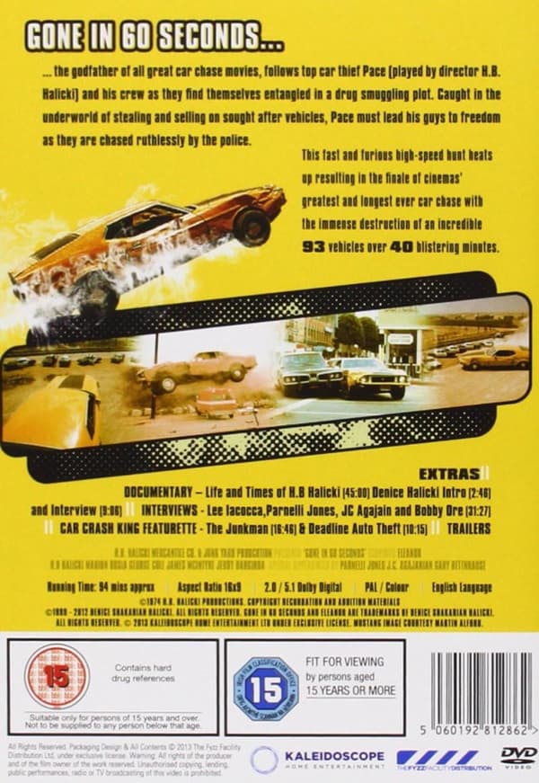Gone In 60 Seconds (1974) (DVD)
