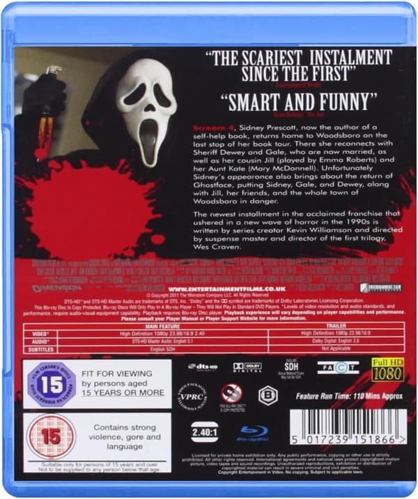 Scream 4 (2011) (Blu-Ray)