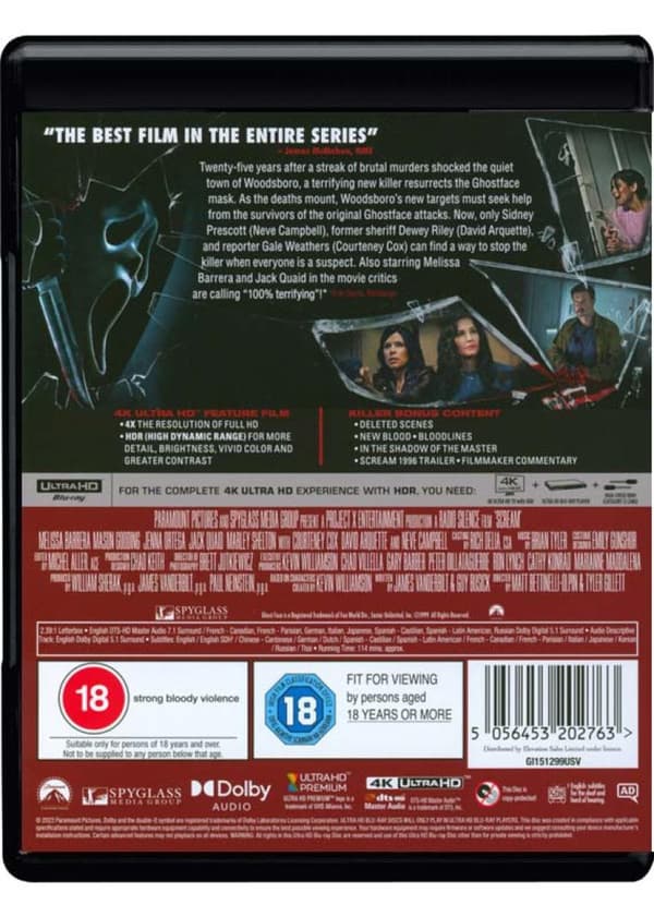 Scream V (2022) (4K UHD)