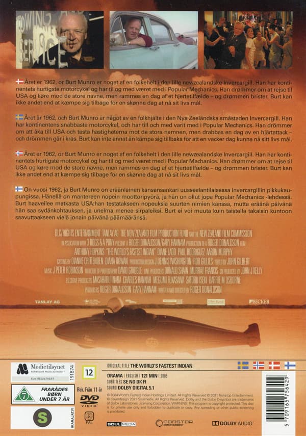 The Worlds Fastest Indian (2005) (DVD)