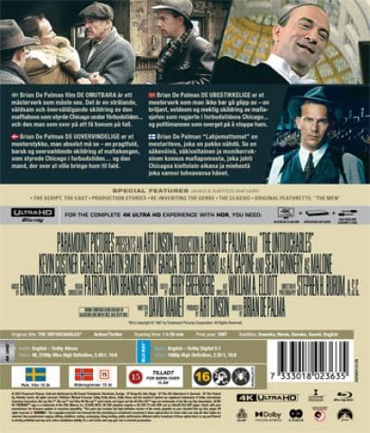 The Untouchables (1987) (4K UHD)