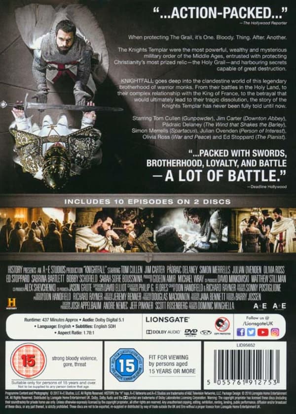 Knightfall Season 1 (2017-2018) (DVD)