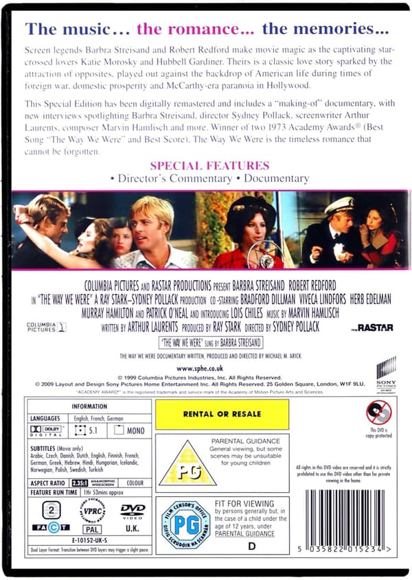 The Way We Were (1973) (DVD)