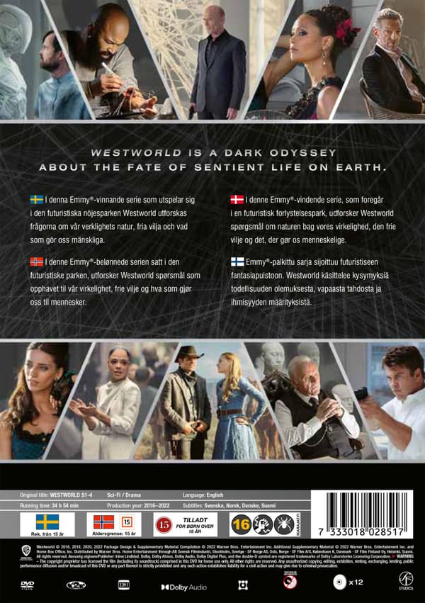 Westworld The Complete Series (2016-2022) (DVD)