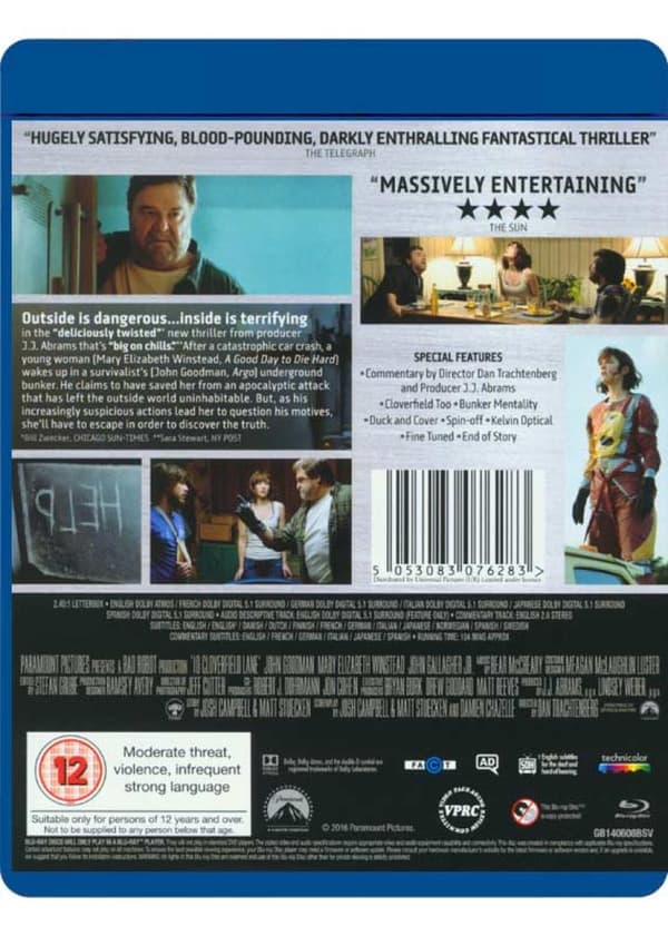 10 Cloverfield Lane (2016) (Blu-Ray)
