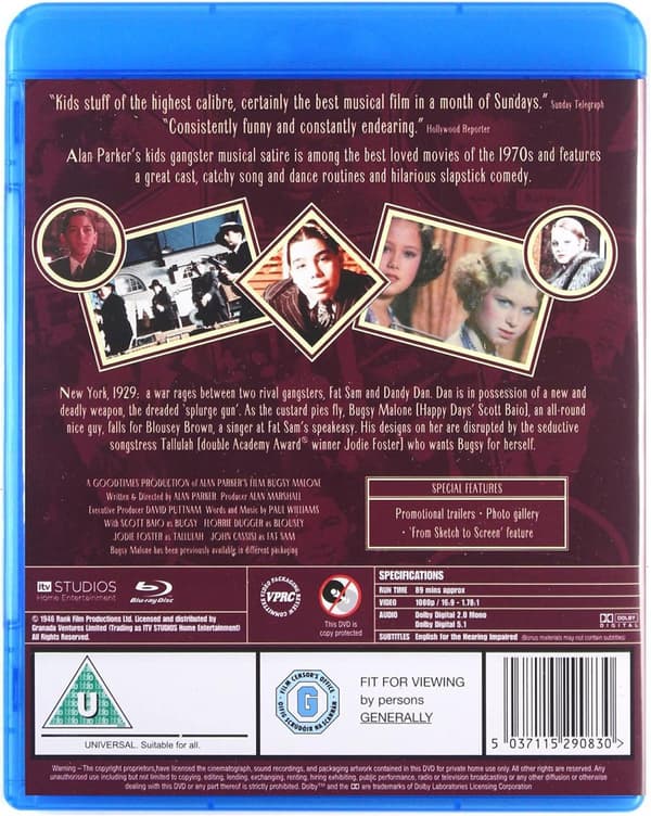 Bugsy Malone (1976) (Blu-Ray)
