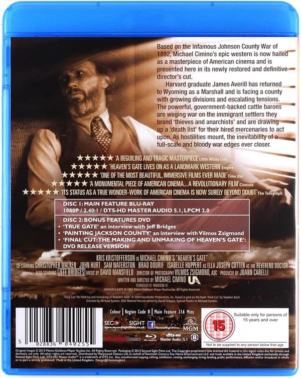 Heavens Gate (1980) (Blu-Ray)