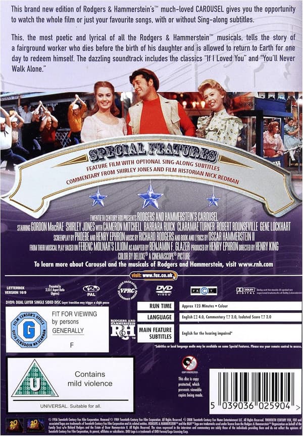 Carousel (1956) (DVD)